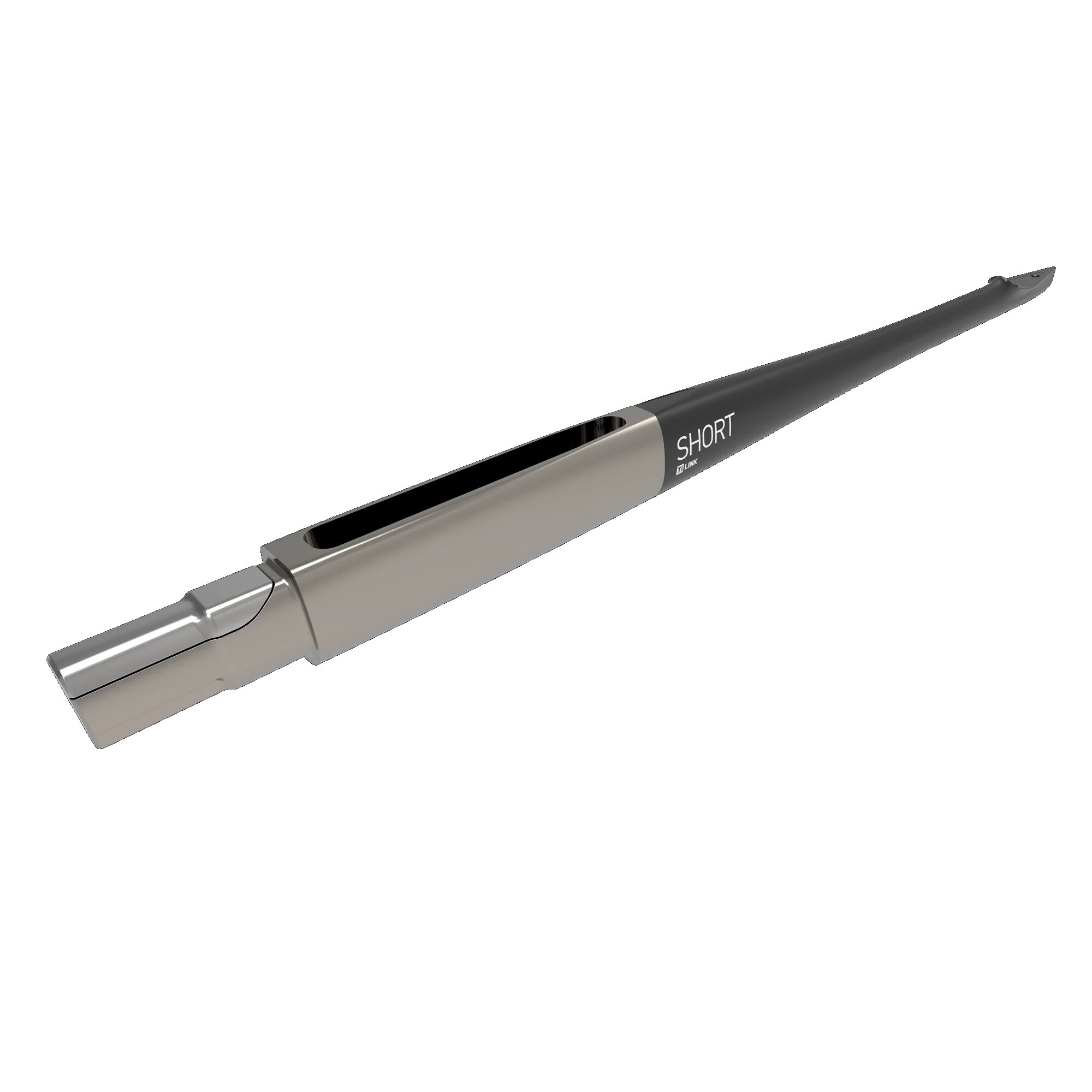 BLACK FUSELAGE, Ti LINK REAR WING ADAPTER, ALUMINIUM - SHORT