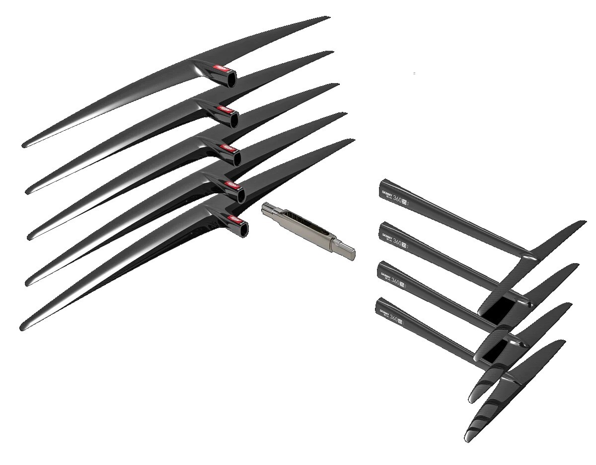 BLACK FUSELAGE, Ti LINK FUSELAGE, TITANIUM - 270MM