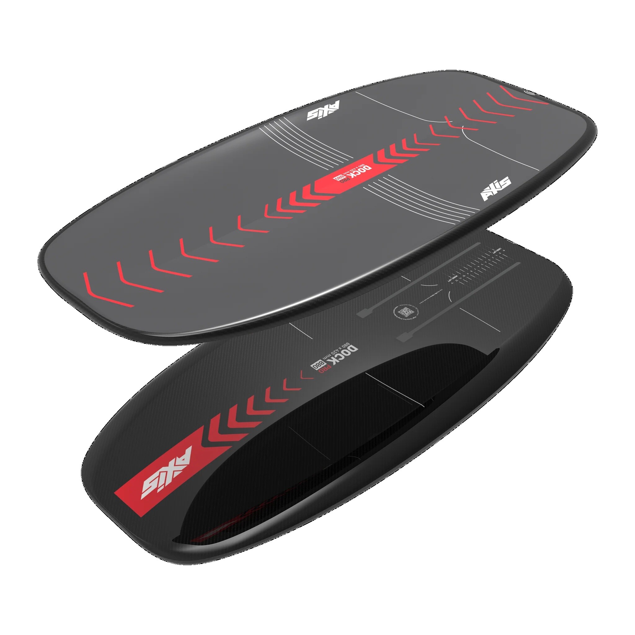 DOCK - FOILBOARD, 880MM x 420MM - BLACK