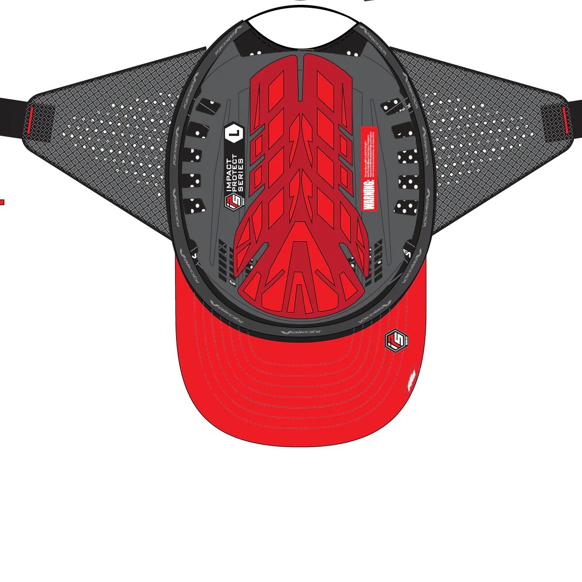 IMPACT PROTECTION HAT, CAP - WITH STRAPS, SMALL / MEDIUM