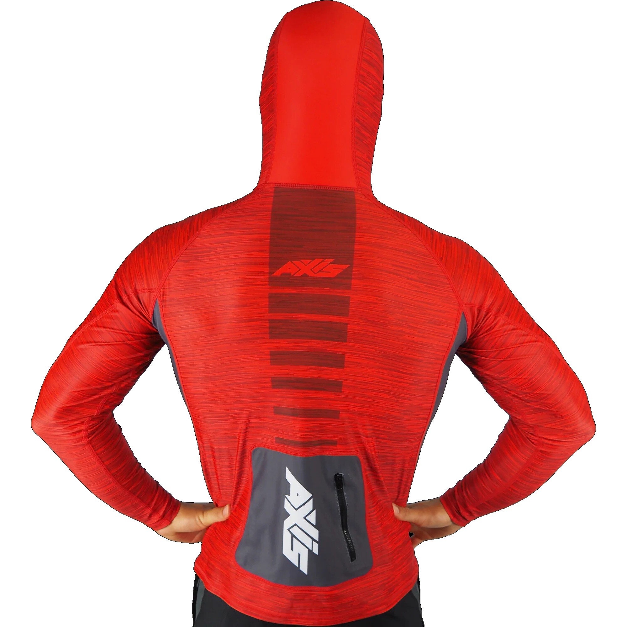 HOODED UV RASHIE, FIRE, LARGE