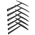 CARBON REAR WING, SKINNY - Ti LINK, 300MM x 22.5MM
