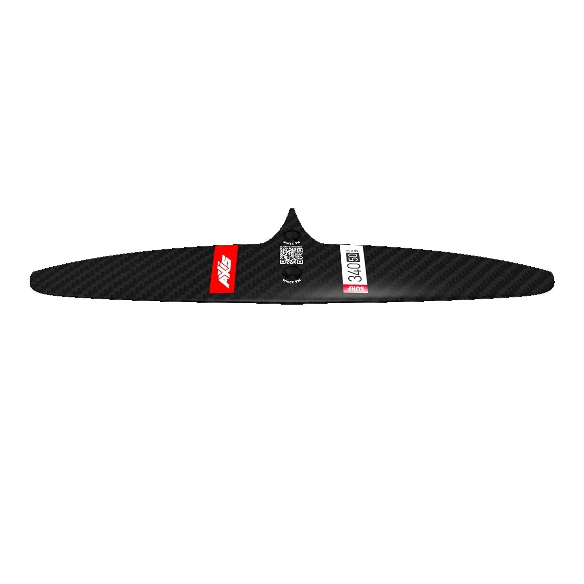 CARBON REAR WING, SKINNY SURF, 340MM x 50MM