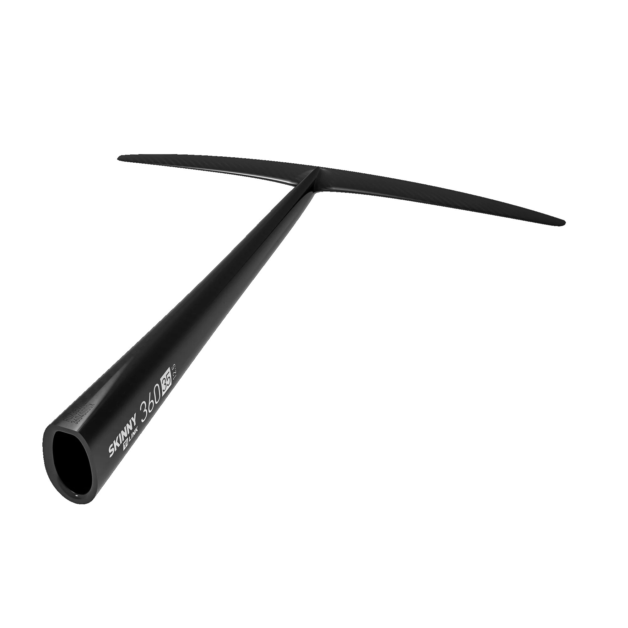 CARBON REAR WING, SKINNY - Ti LINK, 360MM x 35MM