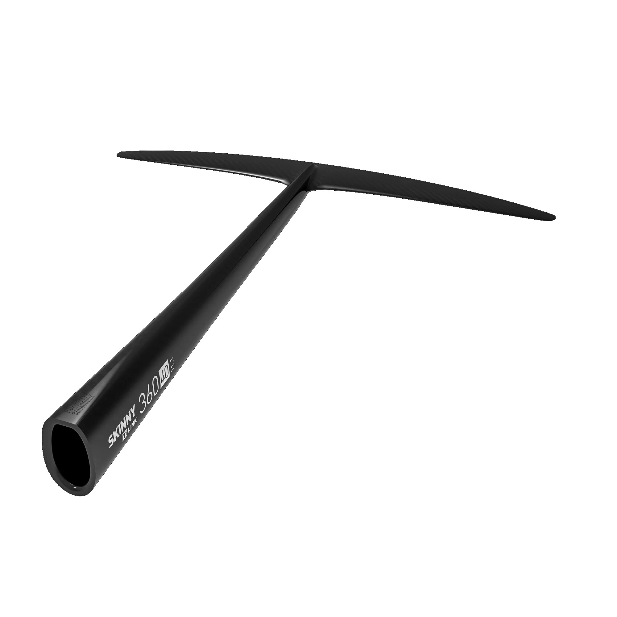 CARBON REAR WING, SKINNY - Ti LINK, 360MM x 40MM