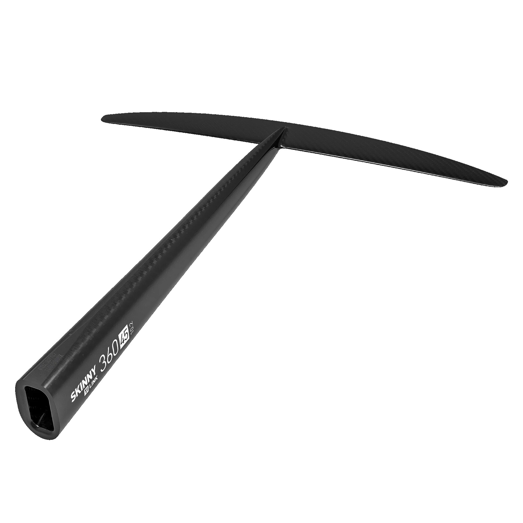 CARBON REAR WING, SKINNY - Ti LINK, 360MM x 45MM