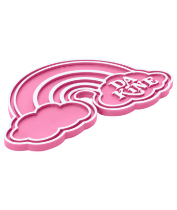 DA RAINBOW STOMP, PINK/WHITE, OS
