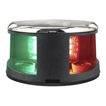 NaviLED Compact Deck Mount, 2mn, Bicolore 2x112.5°, Inox / horizontal