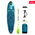 AERO YARRA SUP BOARD 10.6 PACKAGE, STEEL BLUE
