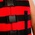 SCRIBBLE VEST, RED, ONE SIZE