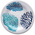 Teller flach, Mare, 6 pce, Blau