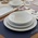 Teller flach, Mare, 6 pce, Beige