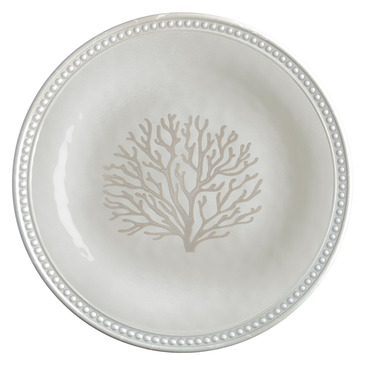 Teller flach, Mare, 6 pce, Beige