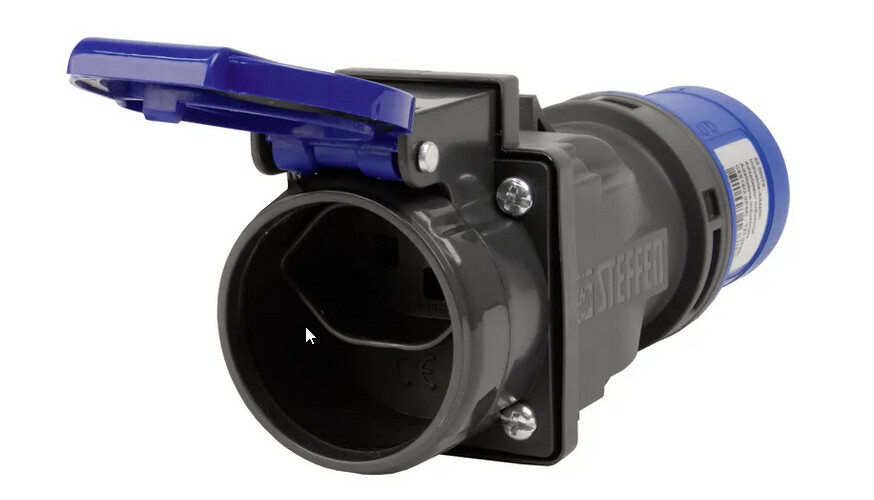 Bucher et Walt SA | PC53079 | Adapter CEE16/3 (IP44) - T23 (IP55)