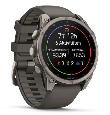 fenix 9, Gris galet/Titane, 47mm