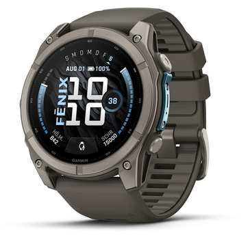 fenix 9, Gris galet/Titane, 51mm