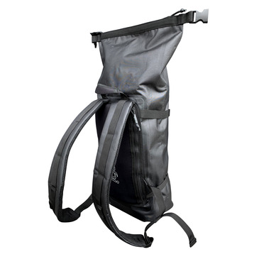 Wasserdichter Rolltop Sack 30L, schwarz