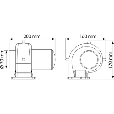 Ventilateur classique - 12 V